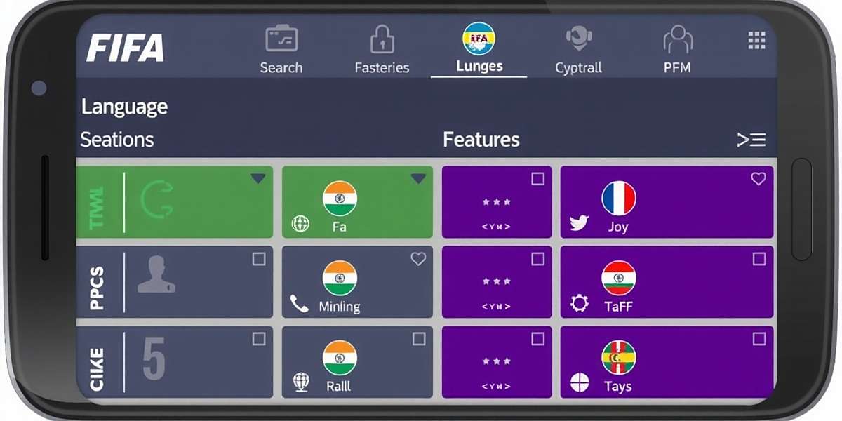 FIFA Mobile All Rounder - Indian Localization Features FIFA Mobile All Rounder showing Indian language selection and localization features