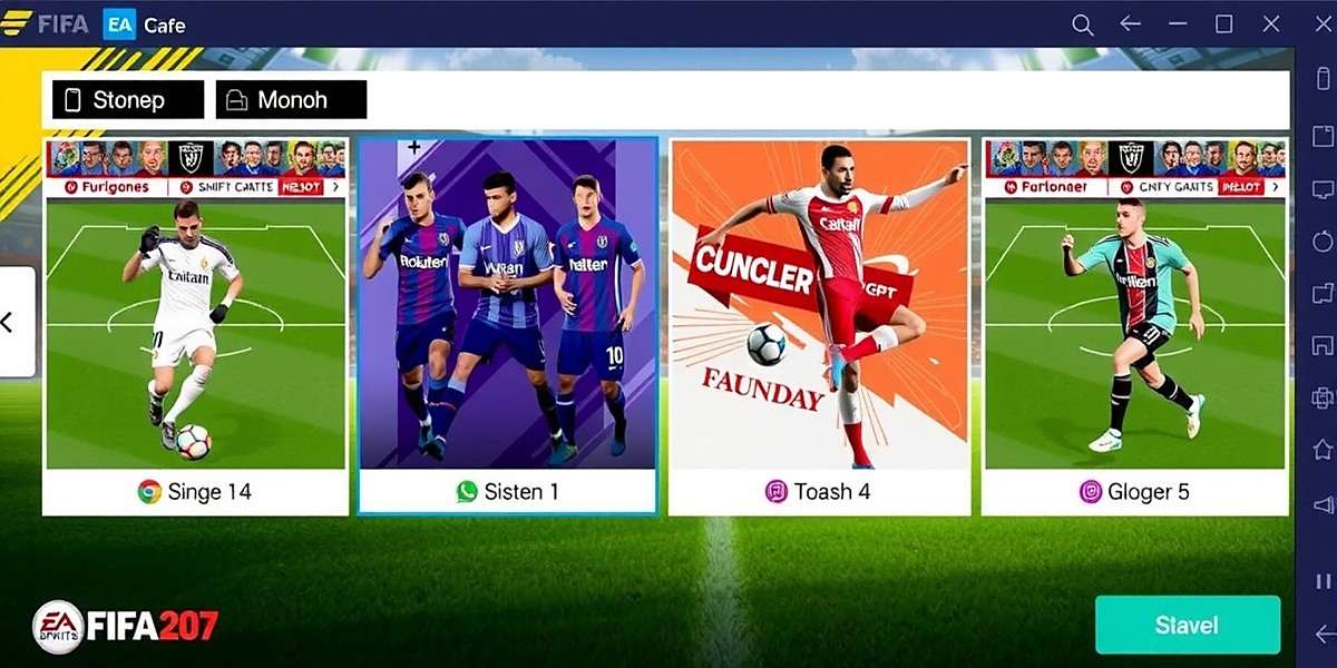 FIFA Mobile All Rounder - Gameplay Modes Selection FIFA Mobile All Rounder showing different gameplay modes selection screen